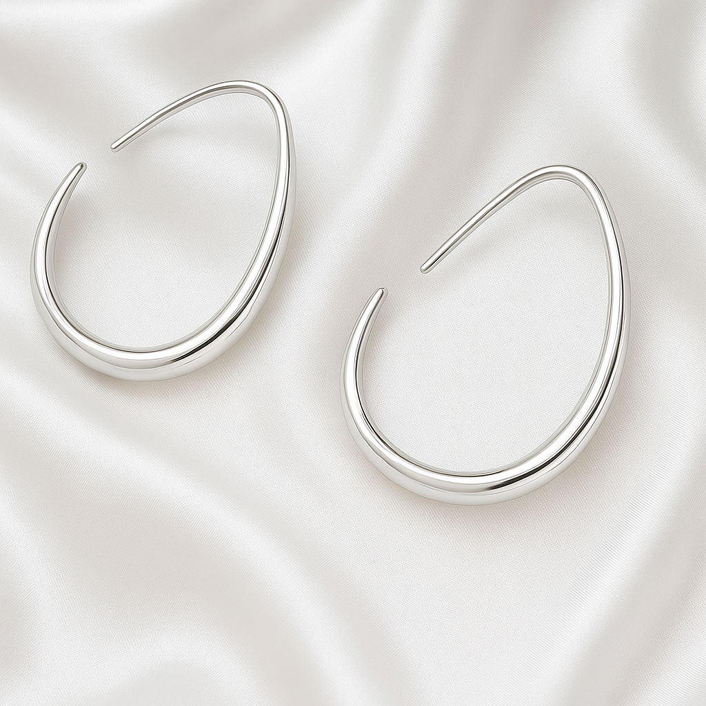 Boucles d'oreilles créole élégante