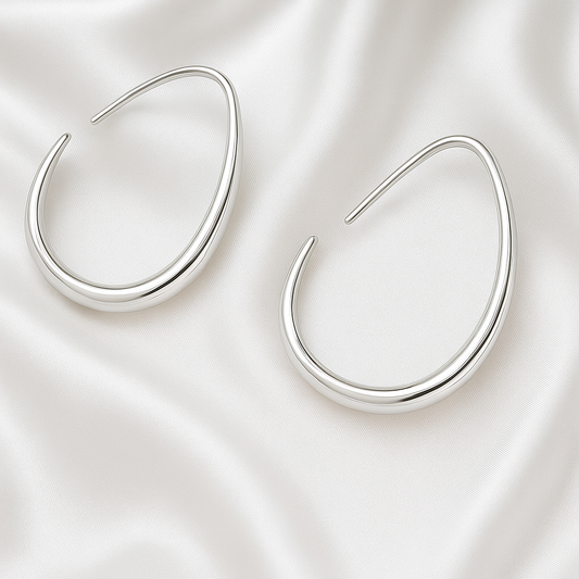 Boucles d'oreilles créole élégante