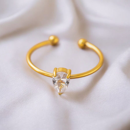 Bague blanc prestige